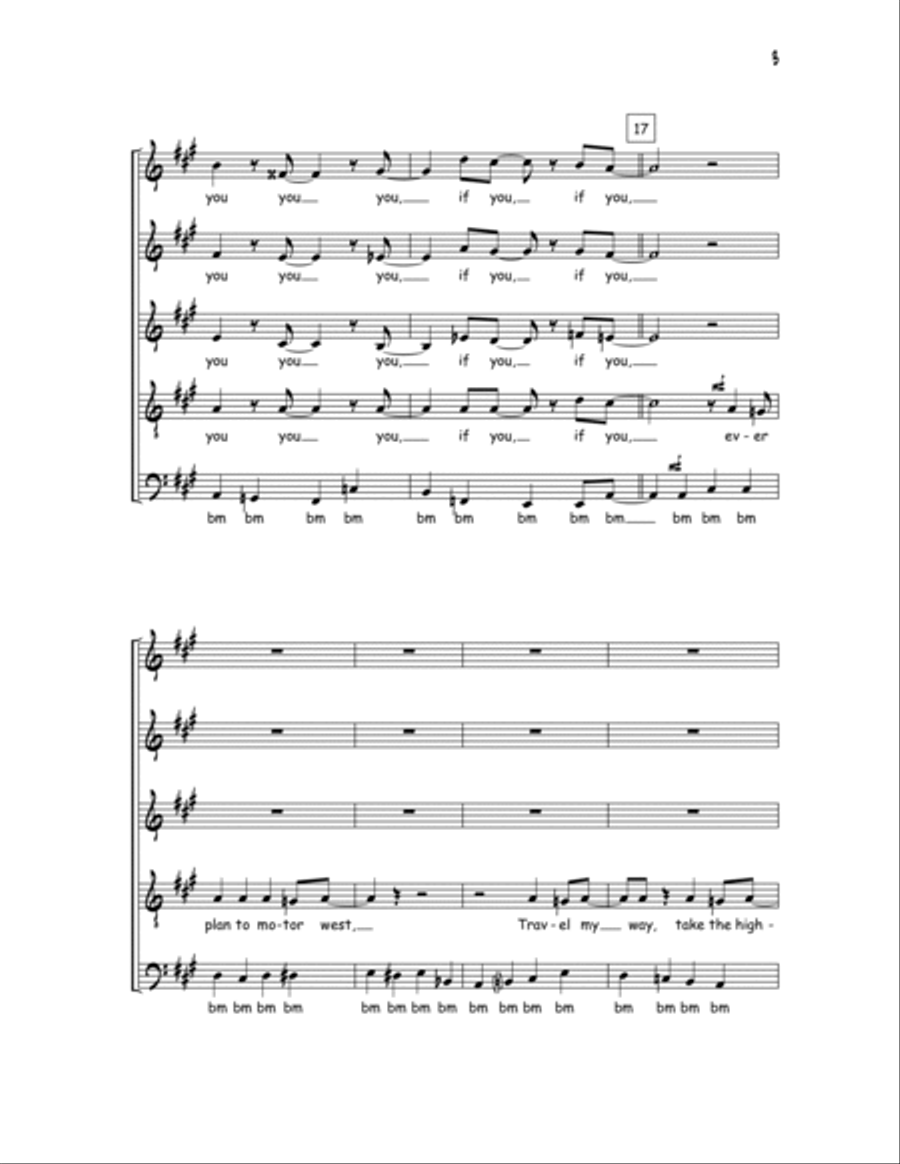 Route 66 Route 66 SSATB scores gallery preview page 3