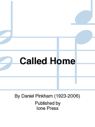 Book cover for Called Home