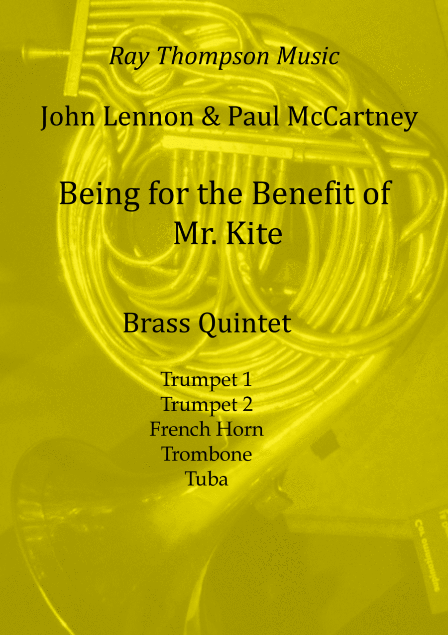 Being For The Benefit Of Mr. Kite Brass Quintet scores gallery preview page 1