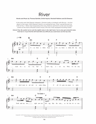 Book cover for River (feat. Ed Sheeran)