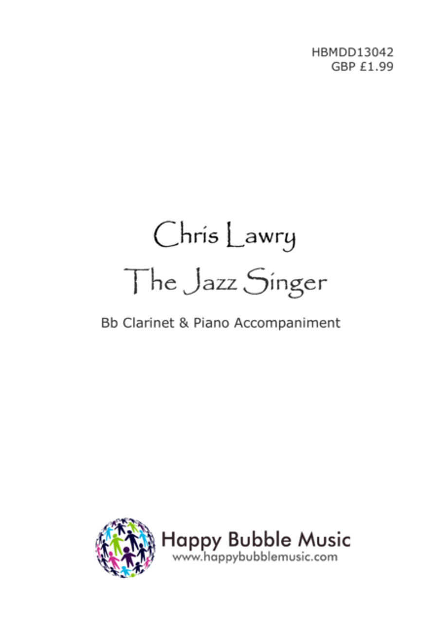 The Jazz Singer - for Bb Clarinet & Piano (from Scenes from a Parisian Cafe) Woodwind Duet scores gallery preview page 1