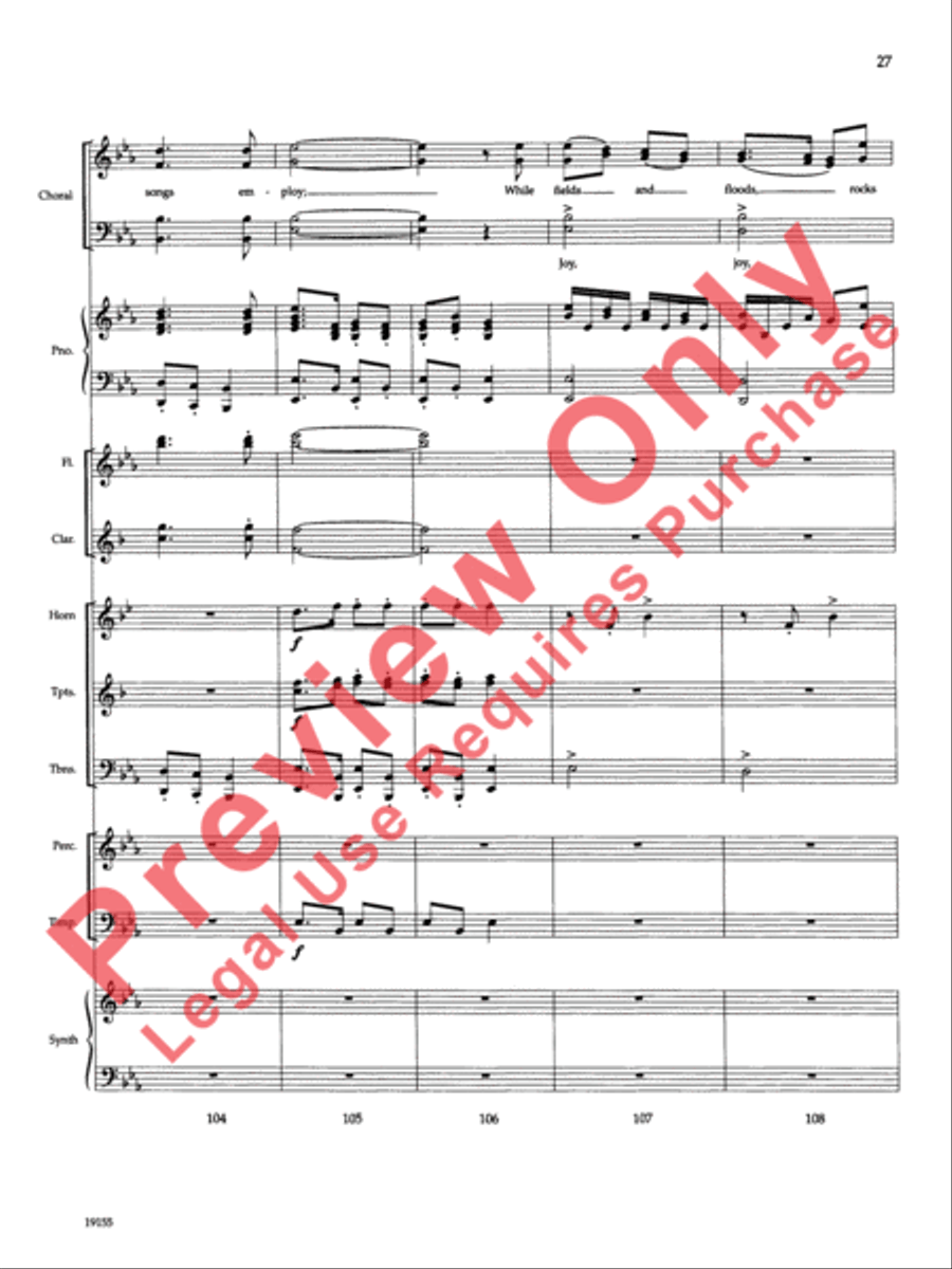 Sing Joy! Sing Joy! Choir scores gallery preview page 28