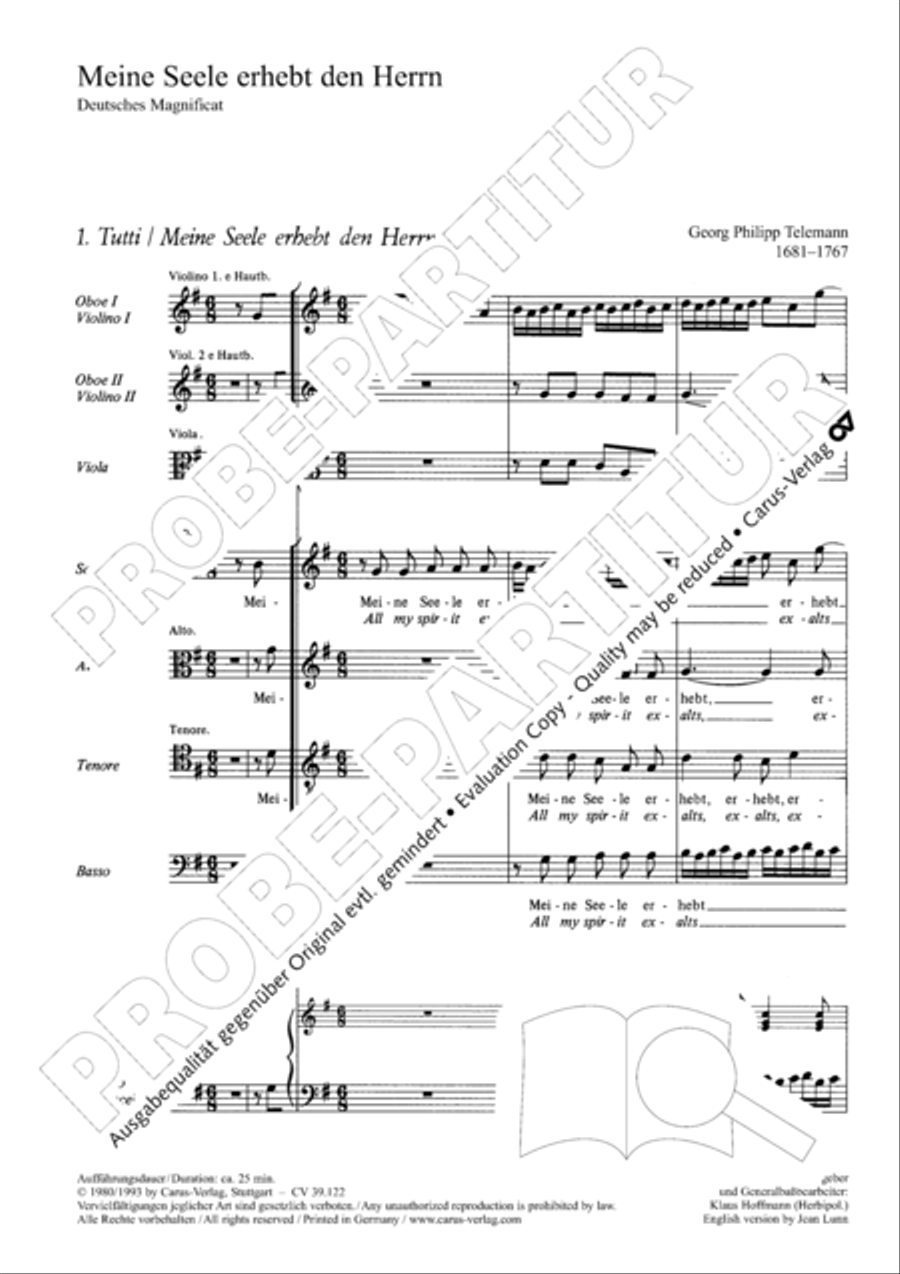 All my spirit exalts (With my spirit I praise the Lord) 4-Part scores gallery preview page 13