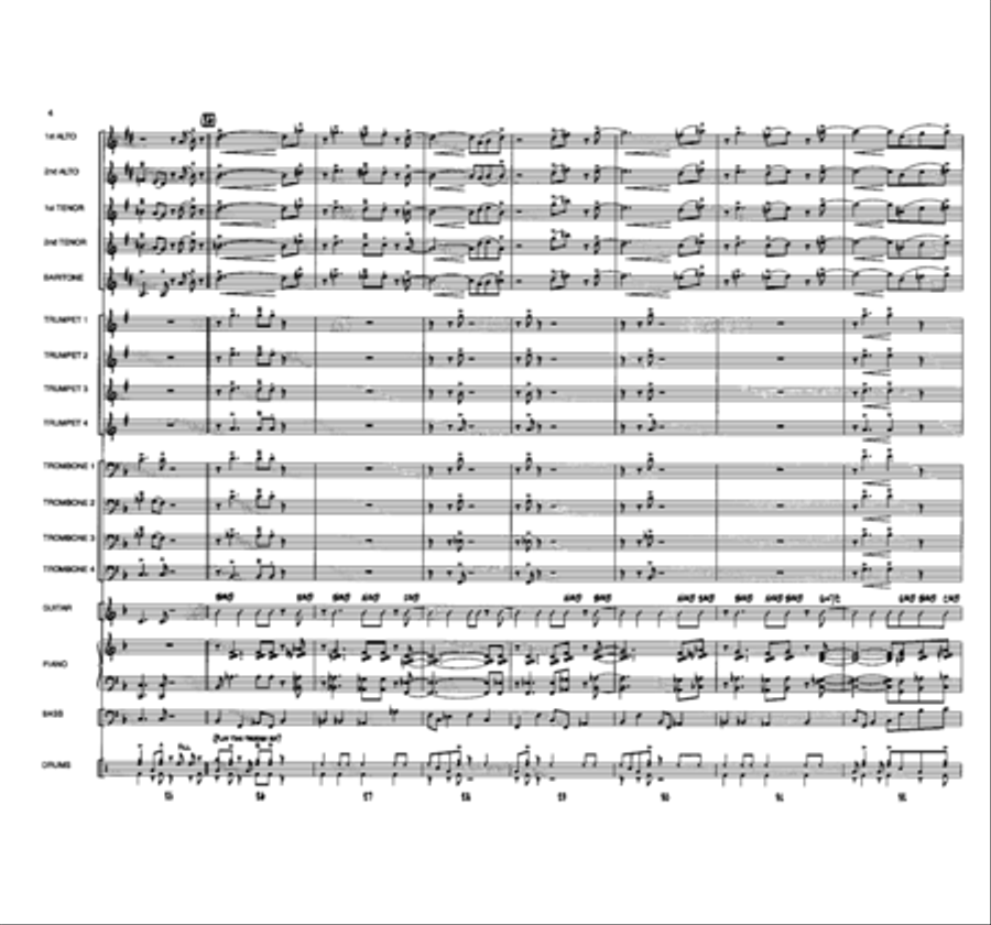 It Might As Well Be Swing Jazz Ensemble scores gallery preview page 5
