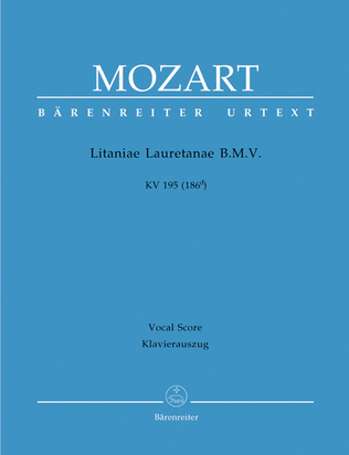 Book cover for Litaniae Lauretanae B. M. V. KV 195 (186d)