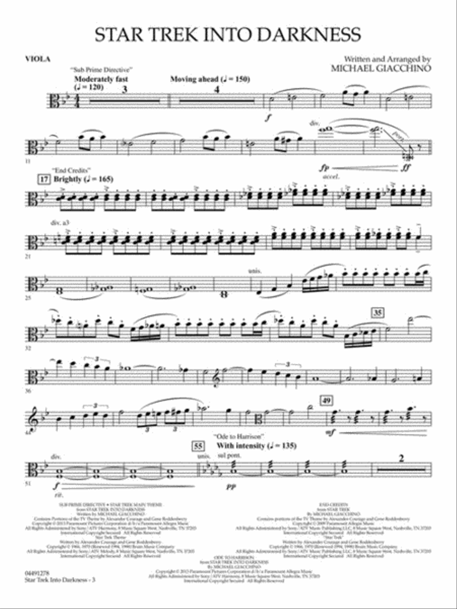 Star Trek Into Darkness Choir scores gallery preview page 11