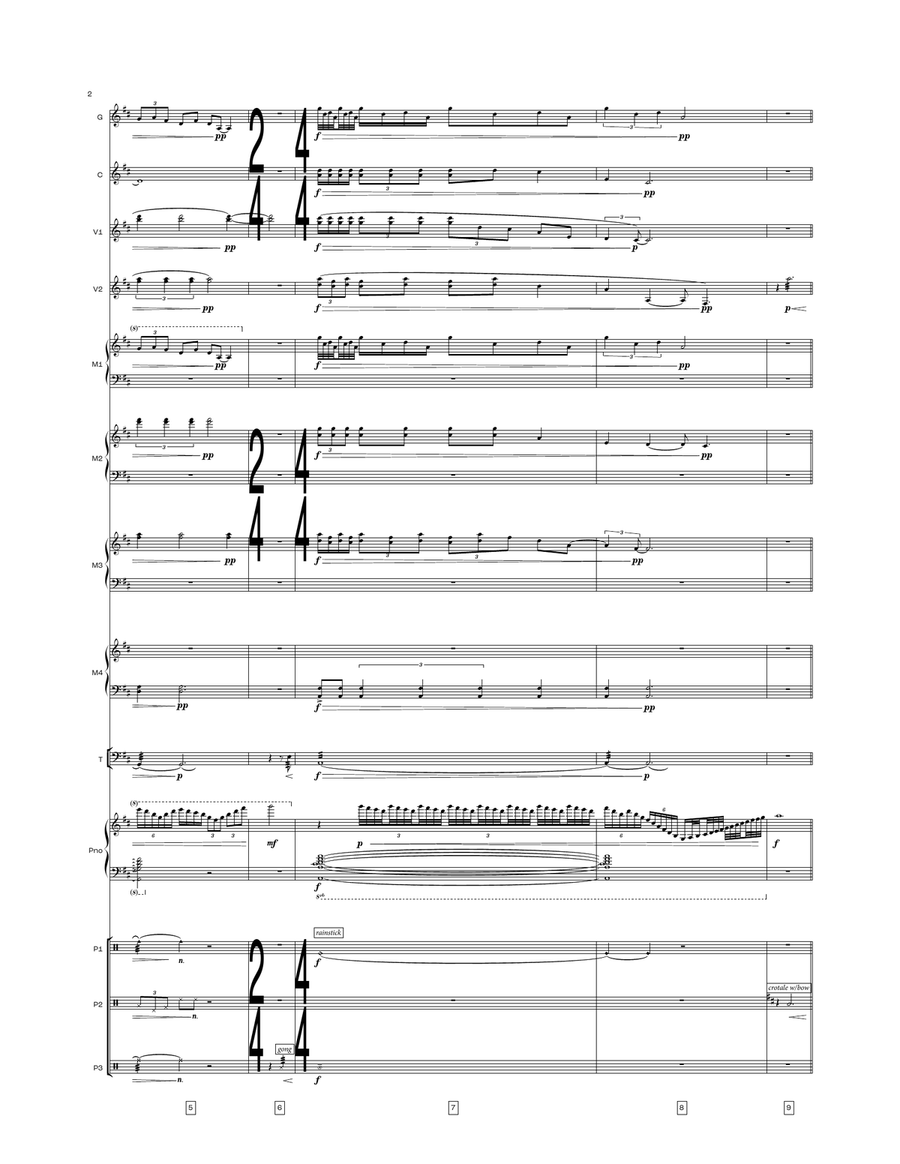 In Your Eyes Percussion Ensemble scores gallery preview page 6