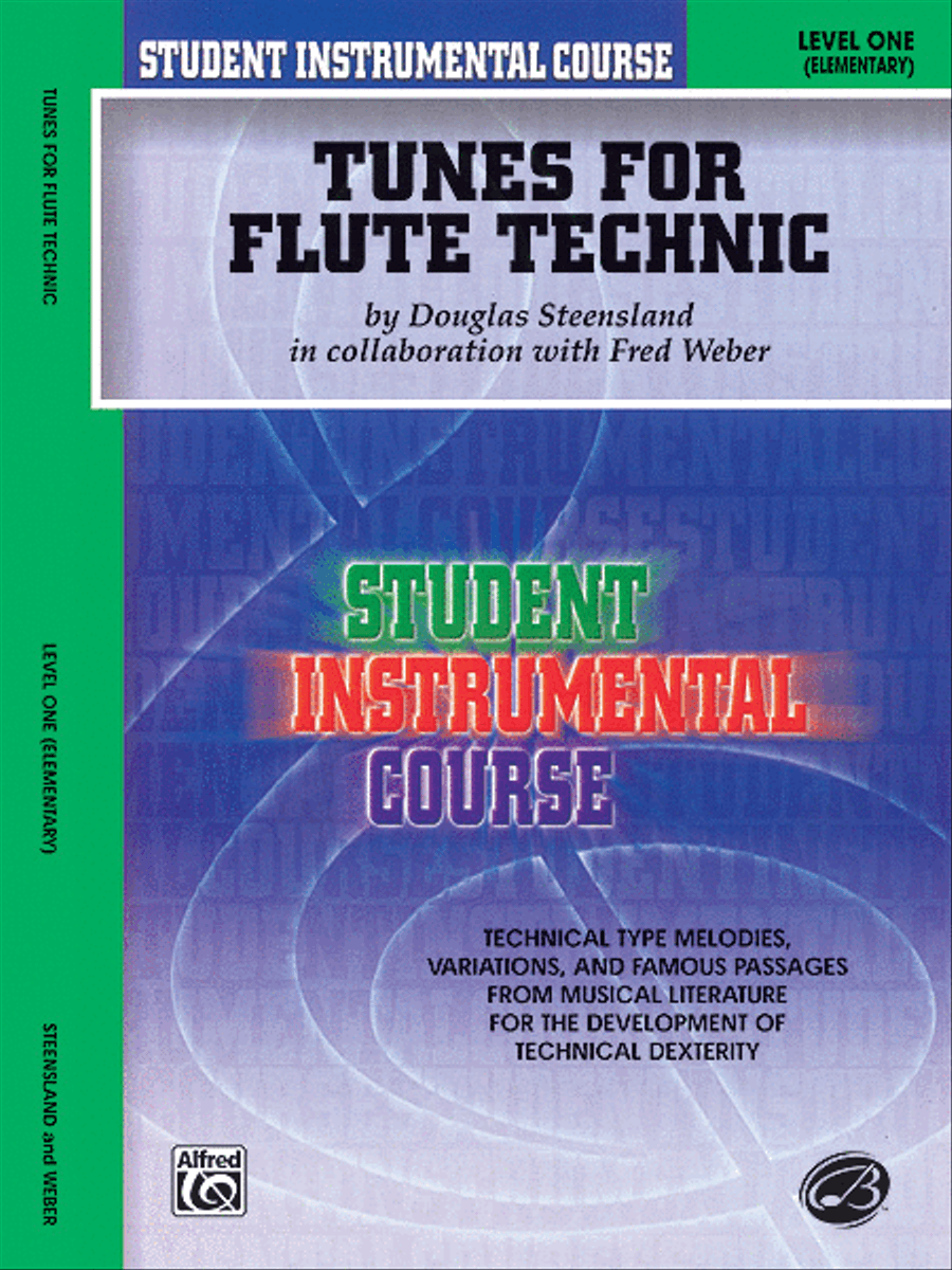 Student Instrumental Course Tunes for Flute Technic Flute scores gallery preview page 1