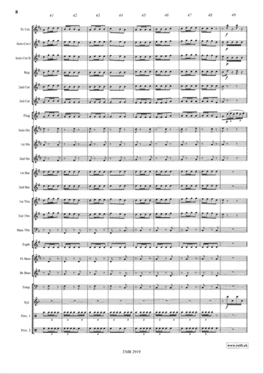 Espana Espana Brass Band scores gallery preview page 9
