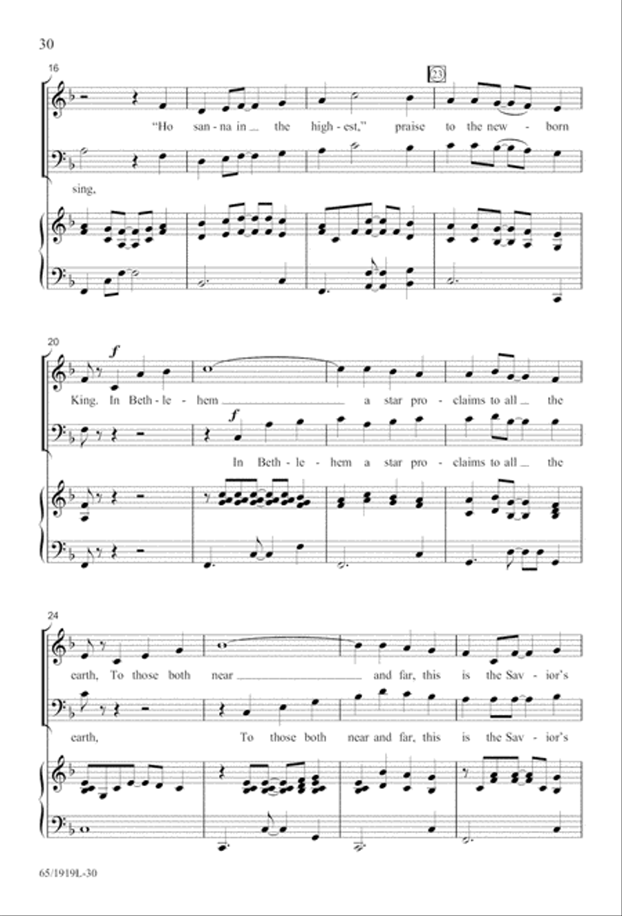 The Perfect Christmas 4-Part scores gallery preview page 32