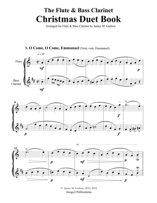 The Flute & Bass Clarinet Christmas Duet Book