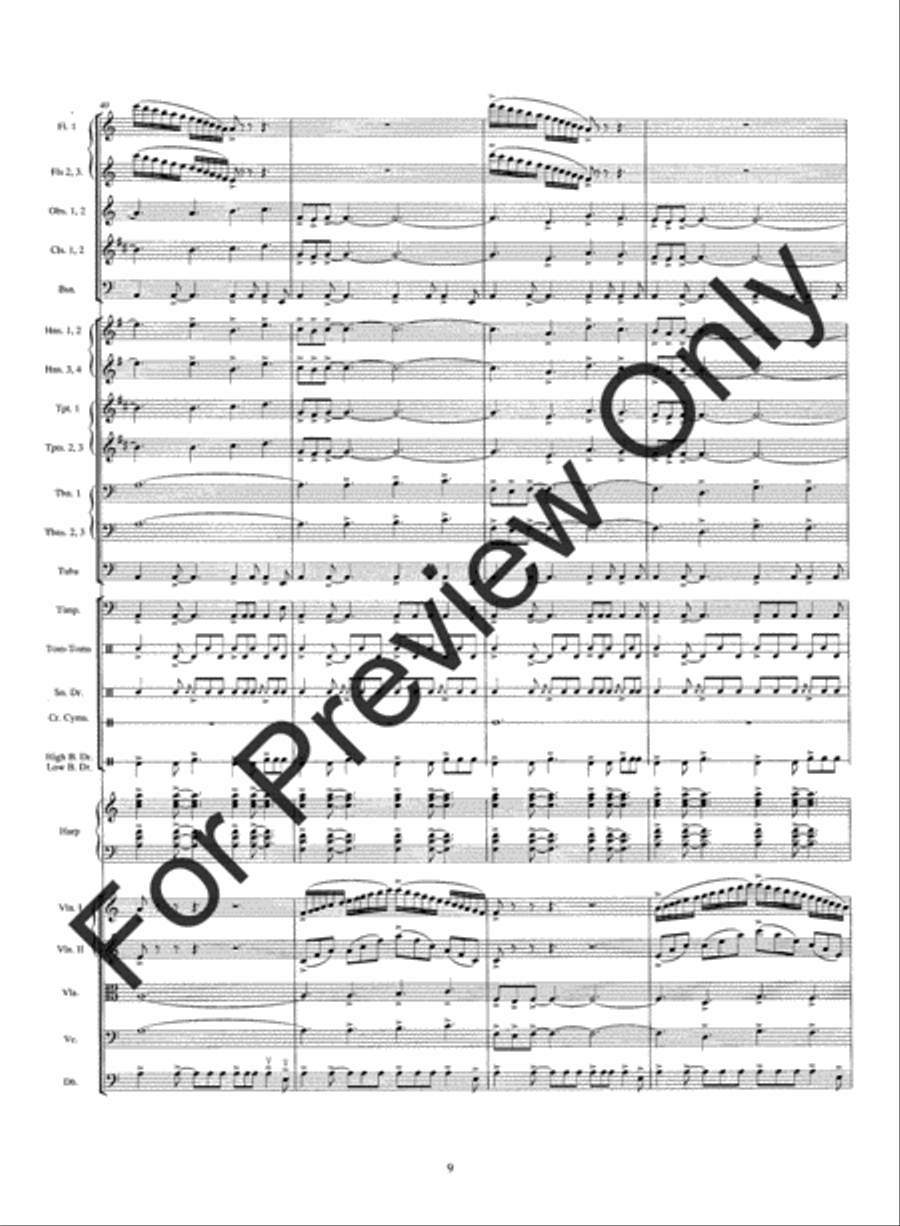 Warrior's Run String Orchestra scores gallery preview page 12