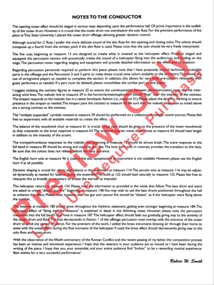 Inchon Full Orchestra scores gallery preview page 4