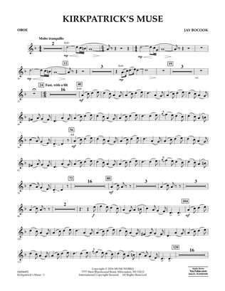 Kirkpatrick's Muse - Oboe
