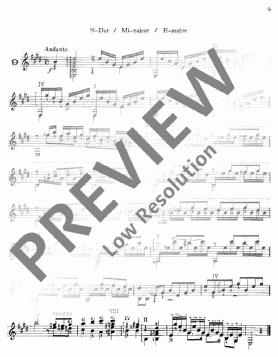 Preludes Classical Guitar scores gallery preview page 10