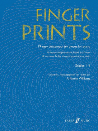 Book cover for Fingerprints Piano Grade 1-4