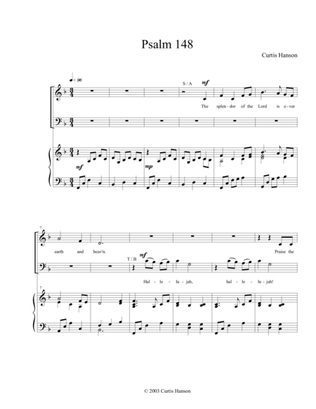Book cover for Psalm 148 (SATB)