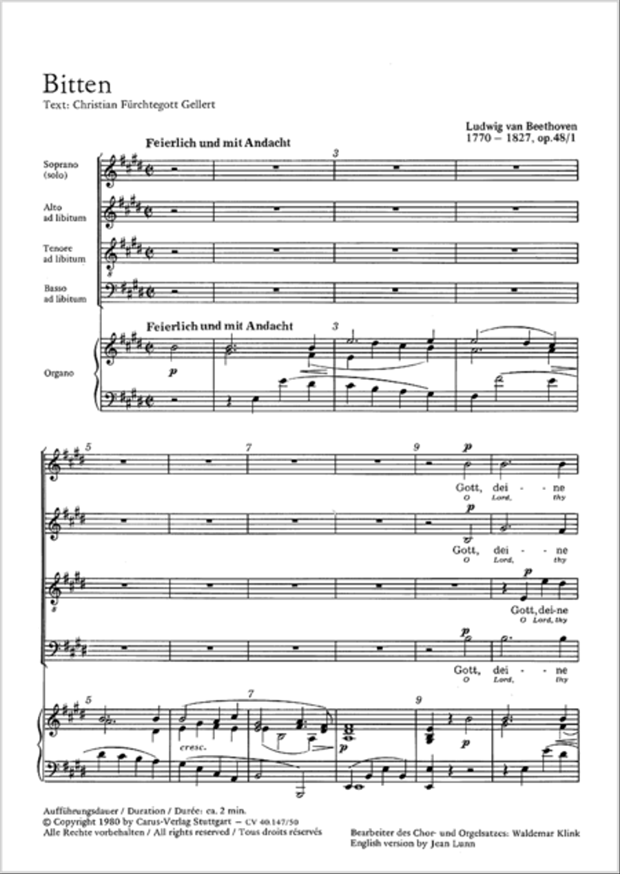 O Lord, thy love is infinite ATB scores gallery preview page 6