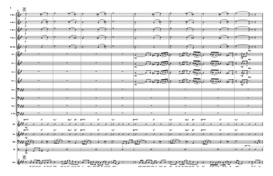 Just The Two Of Us Jazz Ensemble scores gallery preview page 4
