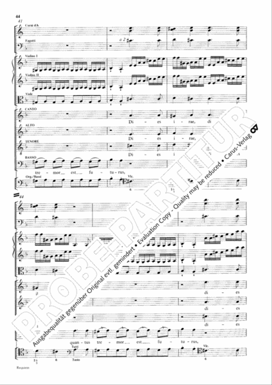 Requiem Requiem 4-Part scores gallery preview page 53