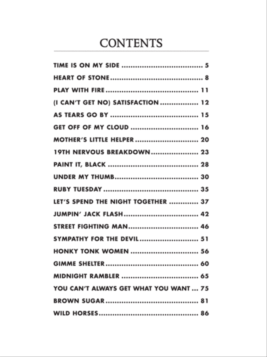 Rolling Stones -- Hot Rocks 1964-1971 Bass Guitar Tablature scores gallery preview page 2