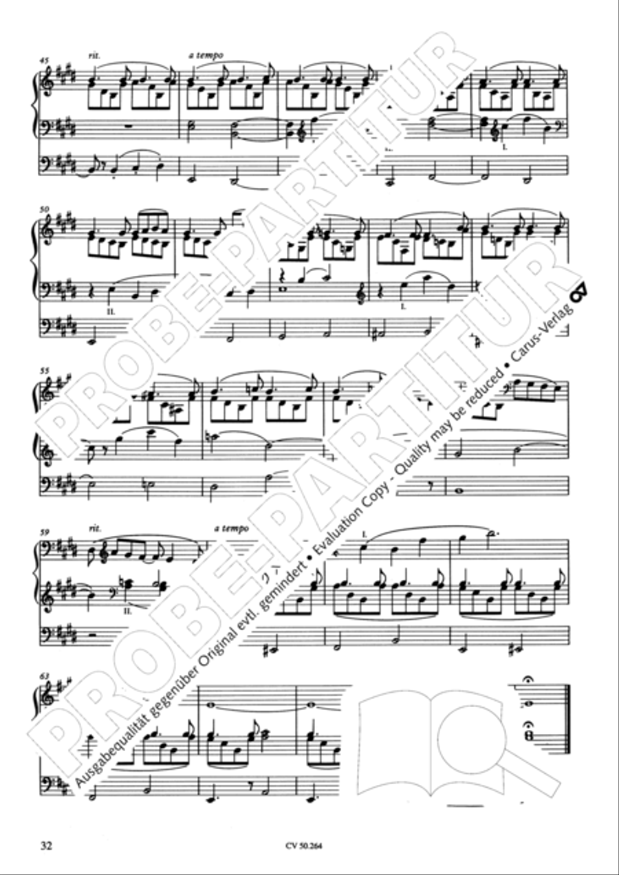 Free organ music for the Worship Service Organ Solo scores gallery preview page 33