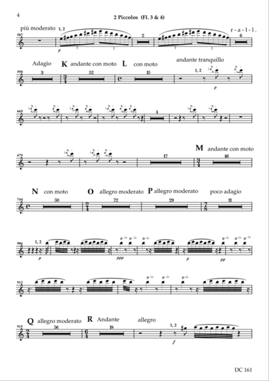 Vinlandsaga - a Nordic Symphony [woodwind parts] Woodwind Quintet scores gallery preview page 4