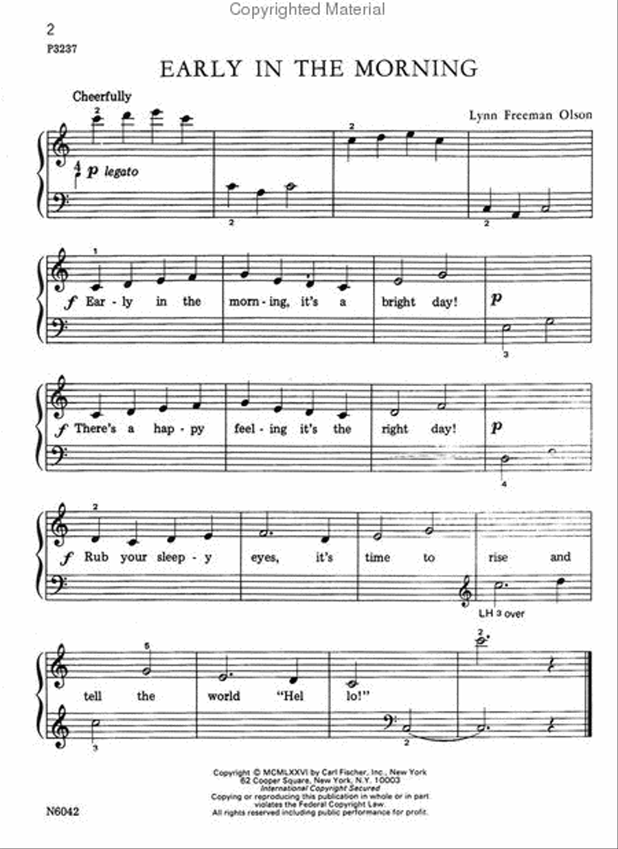 Early in the Morning And Faraway Drums Piano Method scores gallery preview page 2