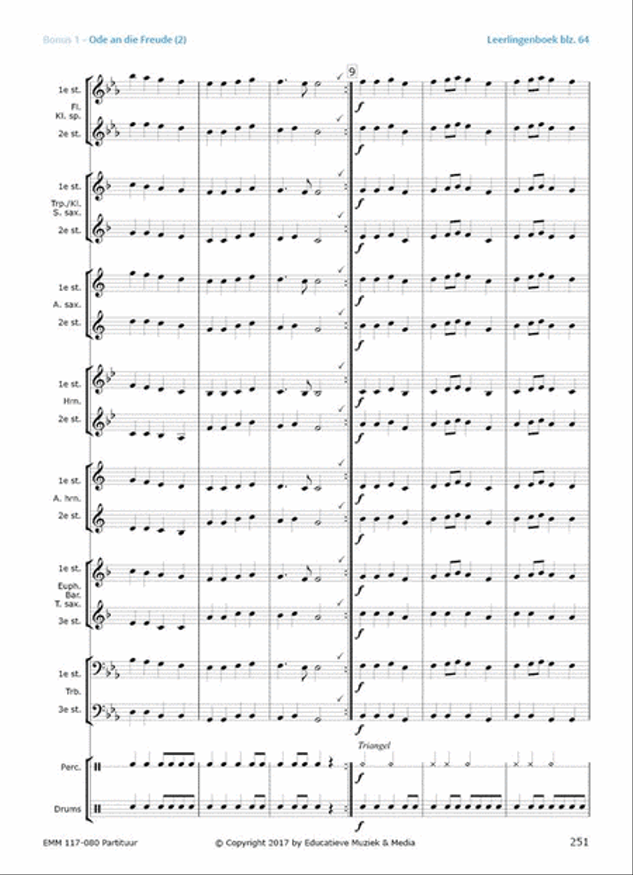 Samen Leren Samenspelen Deel 2 Concert Band scores gallery preview page 9