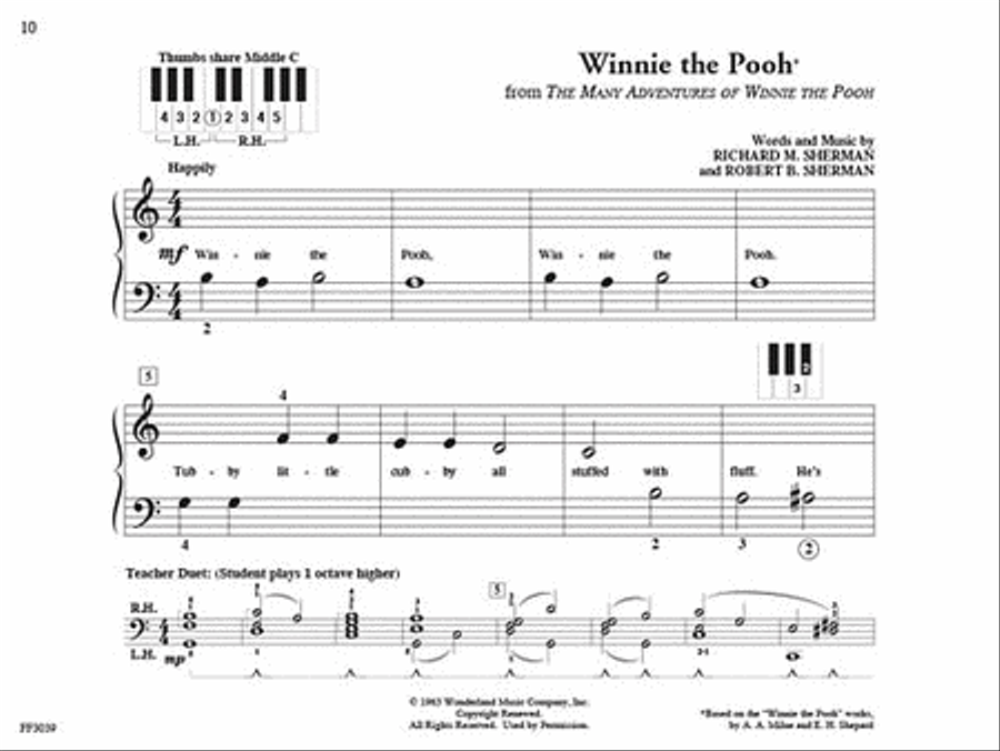 PreTime® Piano Disney PreTime® Piano Disney Piano Method scores gallery preview page 5