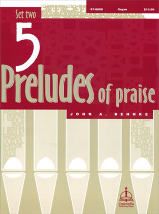 Book cover for Five Preludes of Praise, Set 2