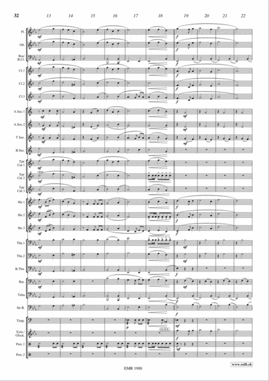 Traveller's Diary Concert Band scores gallery preview page 13