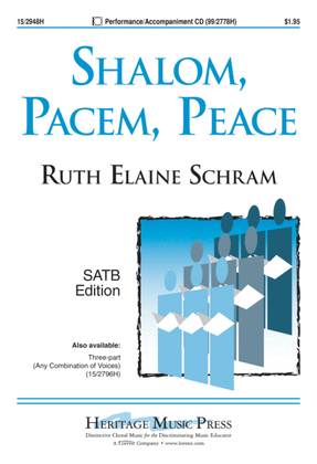 Book cover for Shalom, Pacem, Peace