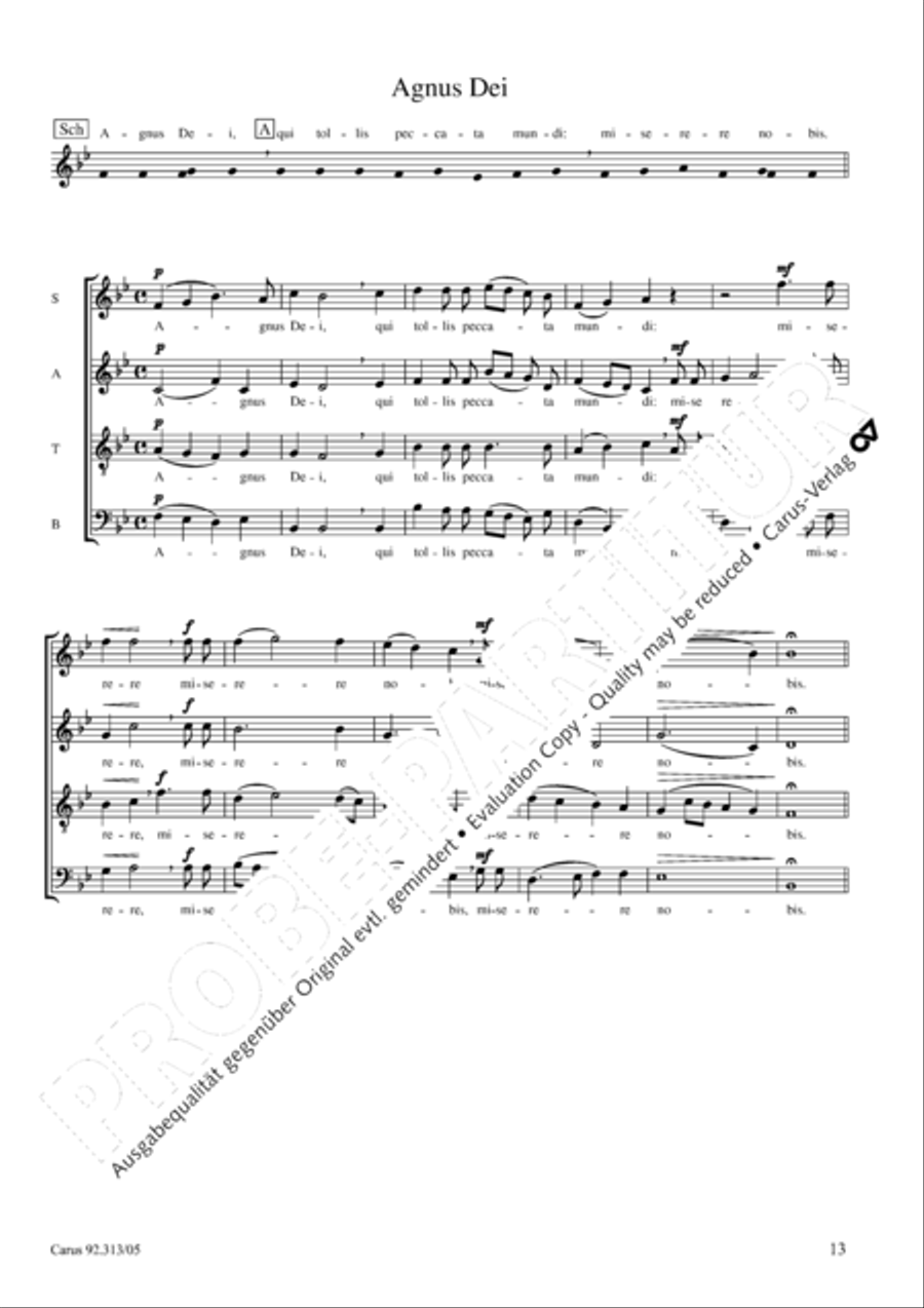 Stephanus-Messe 4-Part scores gallery preview page 14