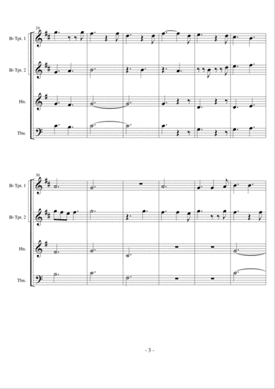 Tosto che L'alba - Ghirardello da Firenze Brass Ensemble scores gallery preview page 4