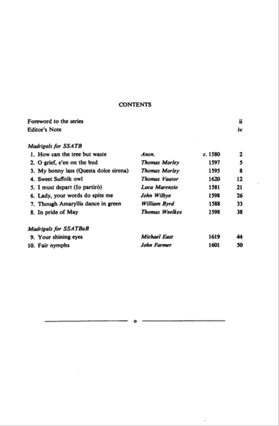 Invitation to Madrigals, Book 7 SSATB scores gallery preview page 4