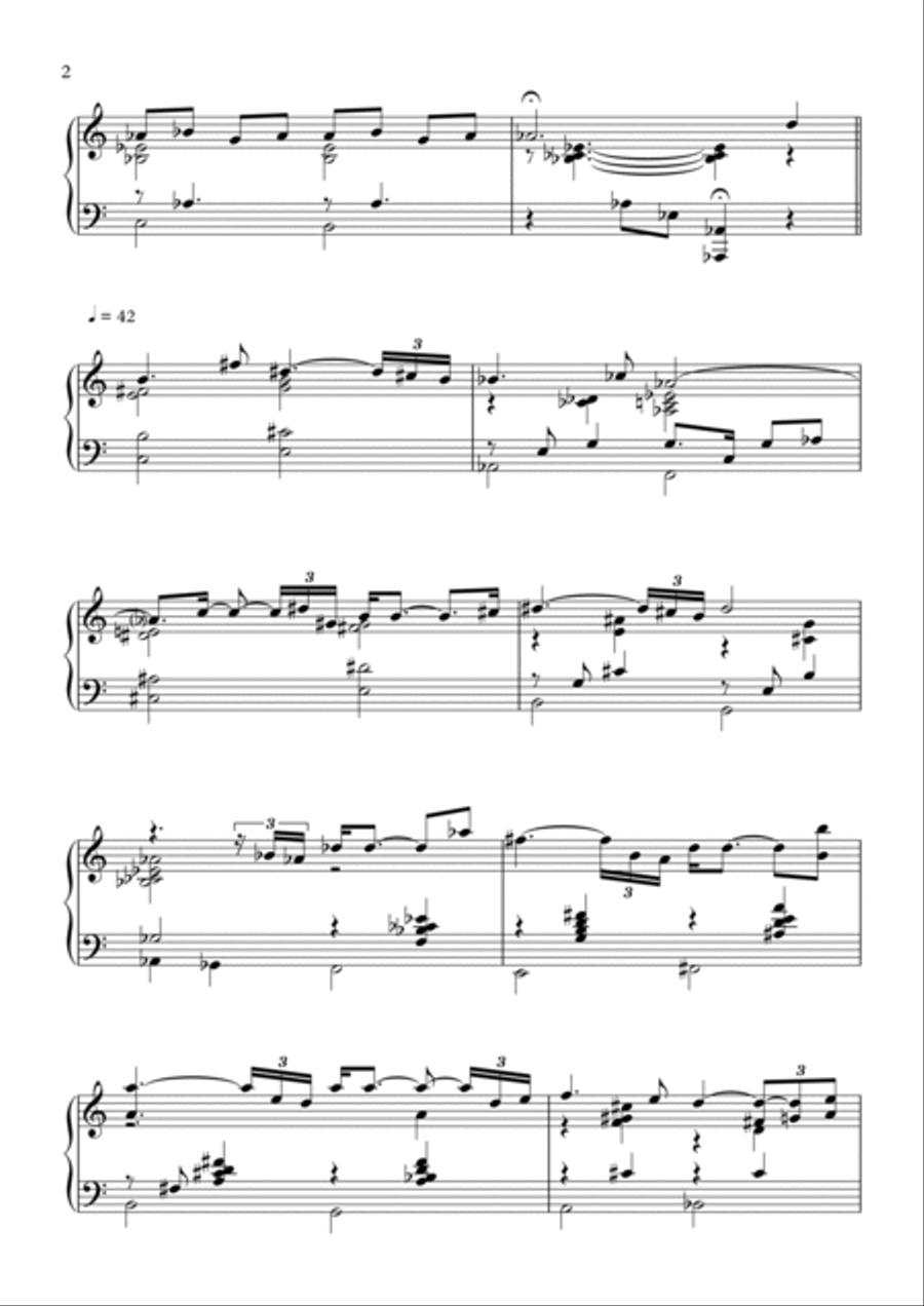 Disappointment Piano Solo scores gallery preview page 3