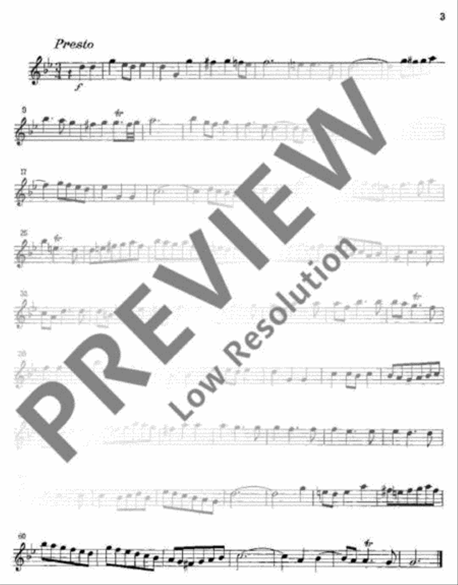 Musik am Mainzer Hof Violin scores gallery preview page 3