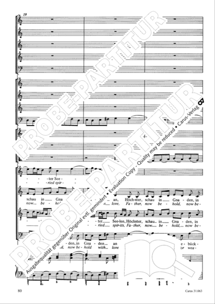 Christians, etch this blessed day (Christen, atzet diesen Tag) 4-Part scores gallery preview page 81