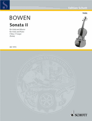 Book cover for Sonata No. 2 F Major