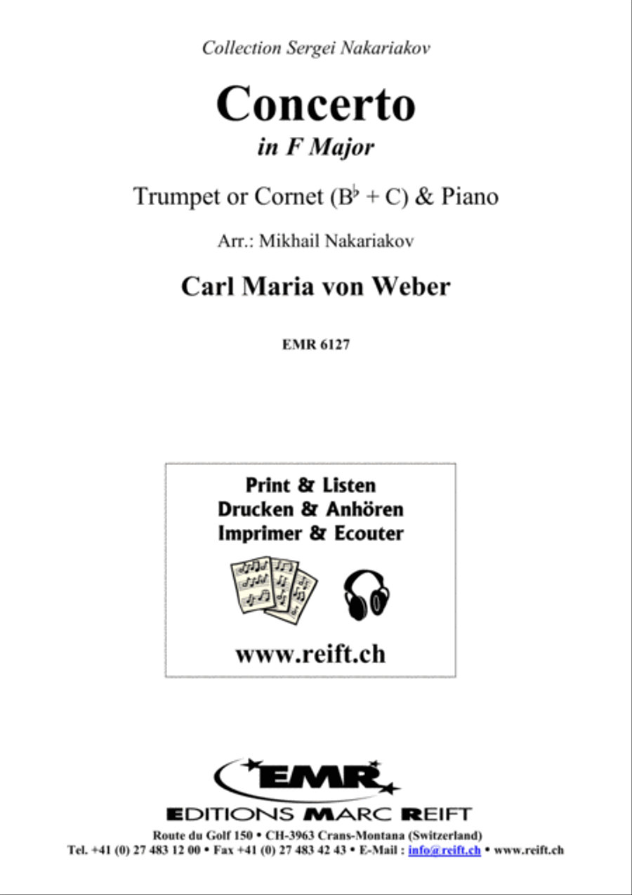 Concerto in F Major Cornet scores gallery preview page 2