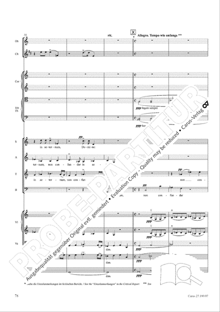 Te Deum Te Deum 4-Part scores gallery preview page 86