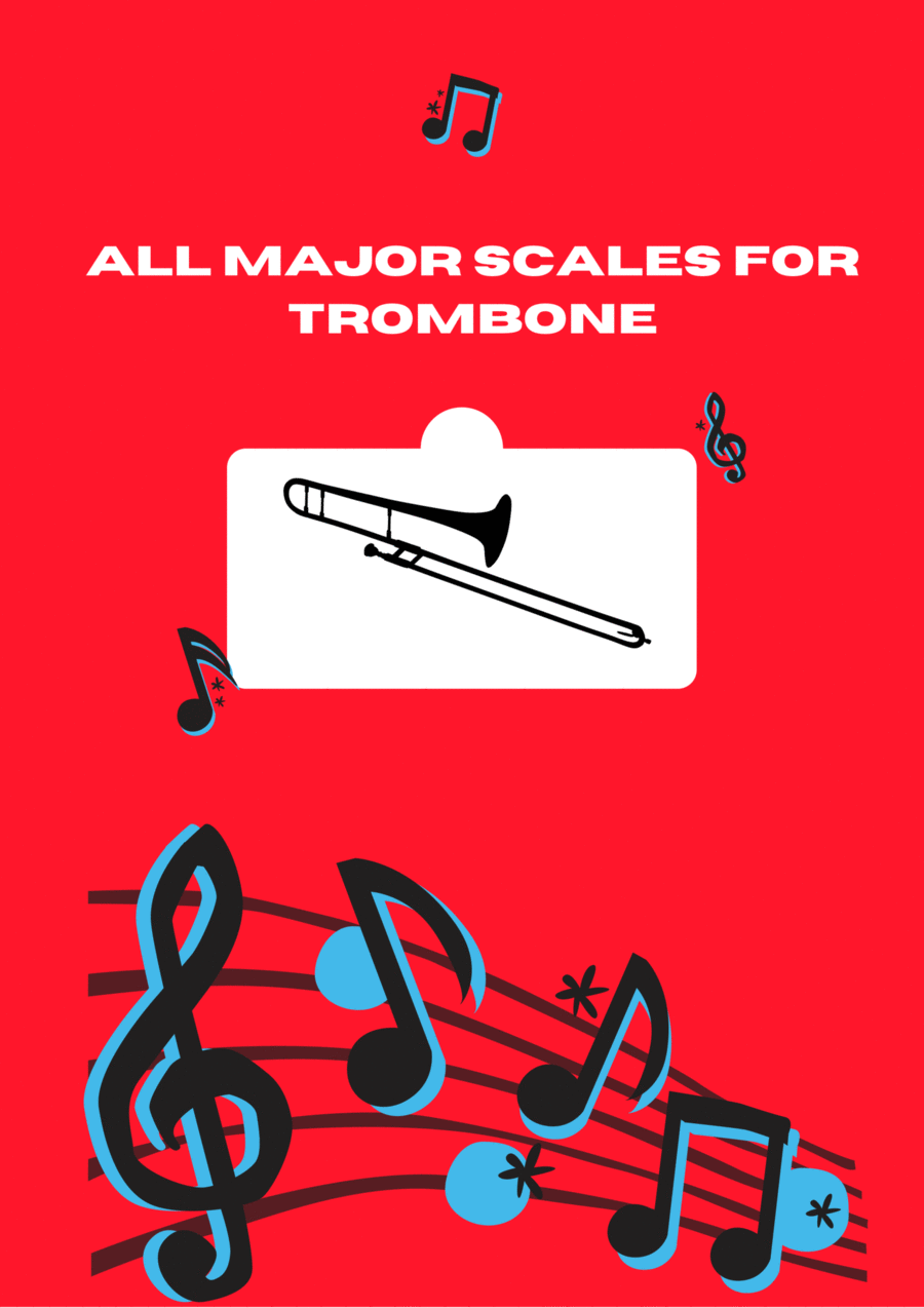 Major Scales on Trombone Trombone Solo scores gallery preview page 1