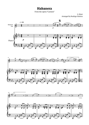 Habanera (for solo baritone sax w/ piano accompaniment)