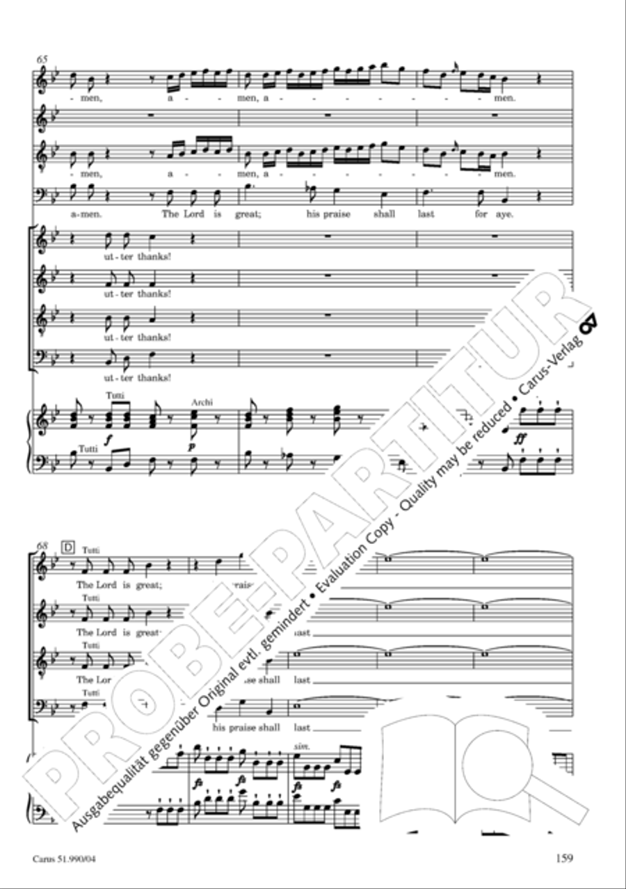 The Creation 4-Part scores gallery preview page 160
