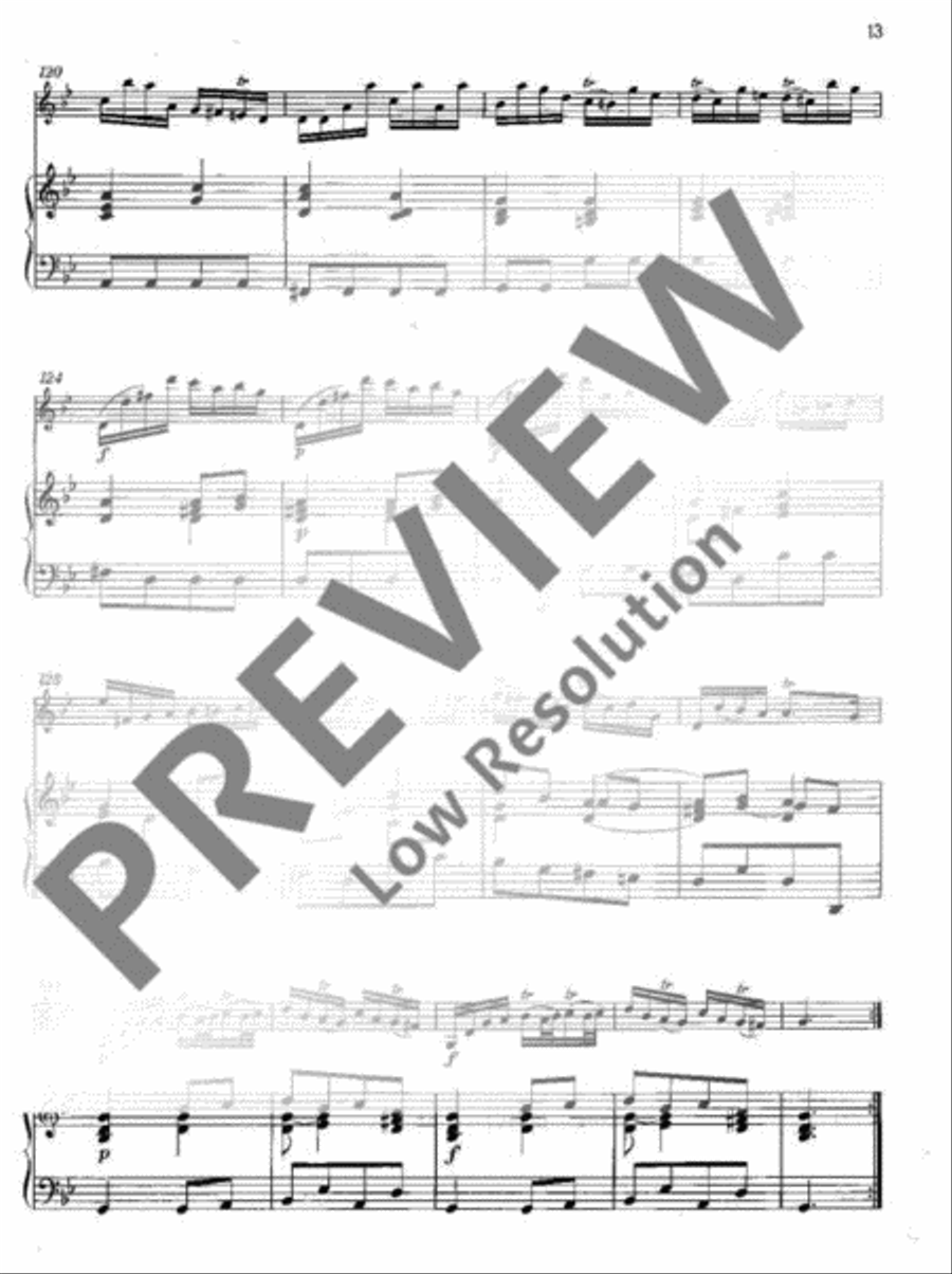 Sonata G Minor Violin Solo scores gallery preview page 14