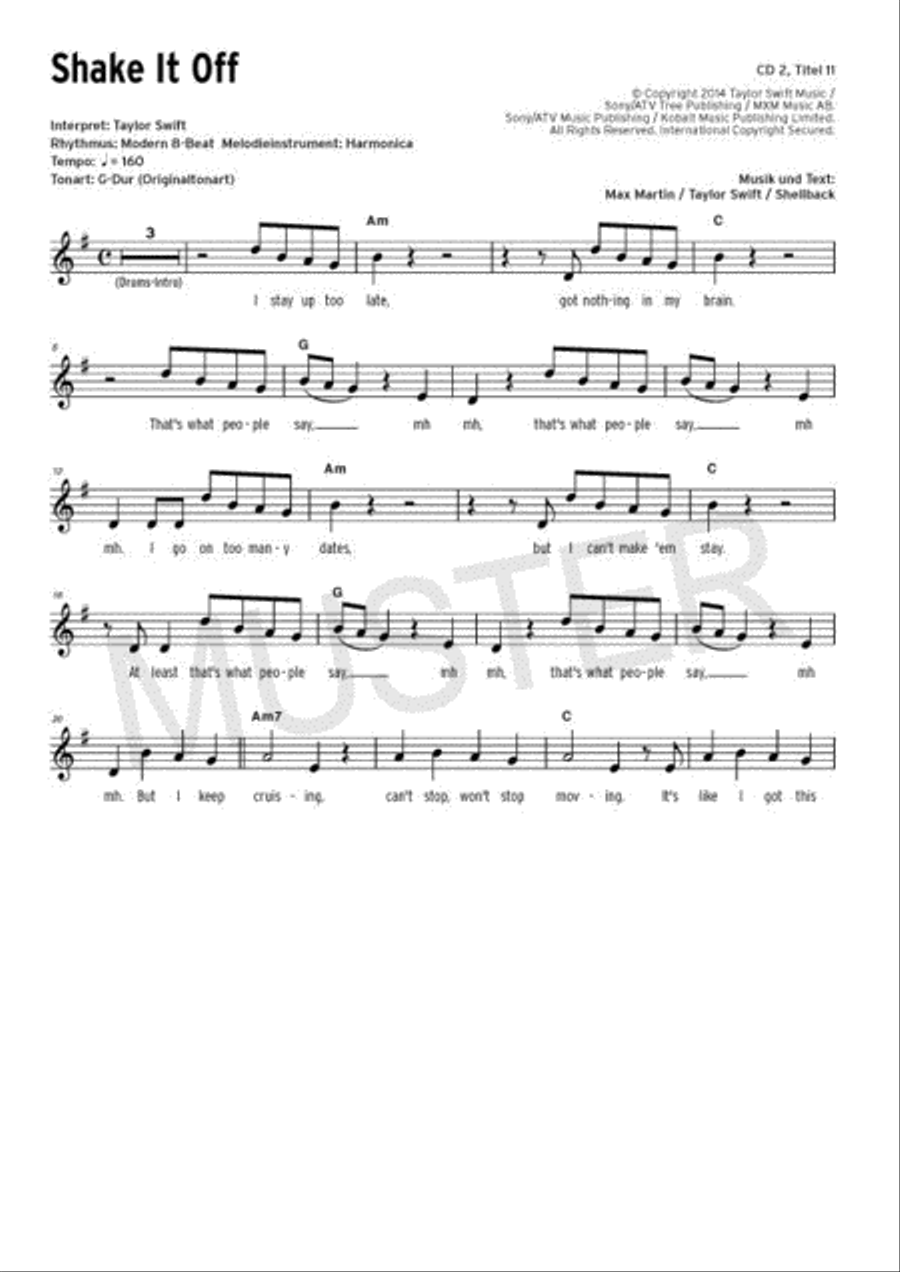 Top Charts Gold 9 Piano, Vocal, Guitar scores gallery preview page 4