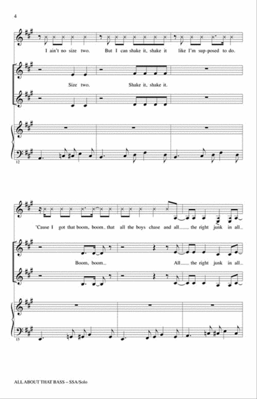 <br>Sheet music extract