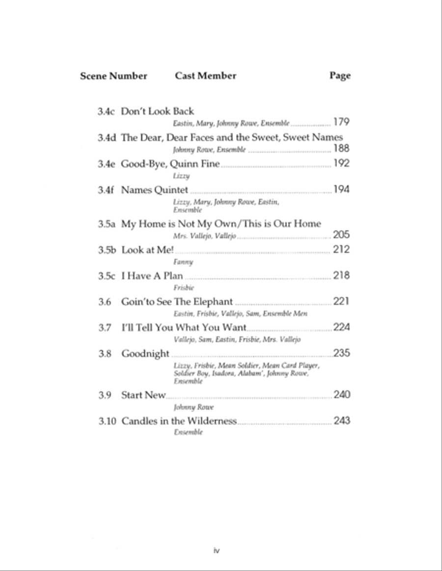 The Dreamers Piano, Vocal scores gallery preview page 6