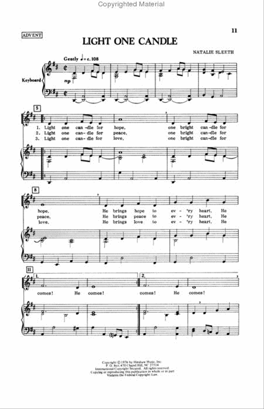 Sunday Songbook Choir scores gallery preview page 4